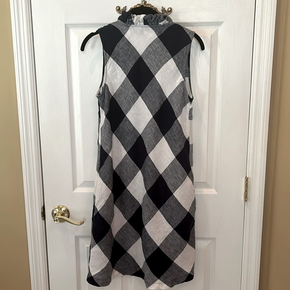 crown & ivy ~ SZ S ~ 100% Linen ~ A-Line Dress ~worn maybe 3 times - Picture 2 of 4